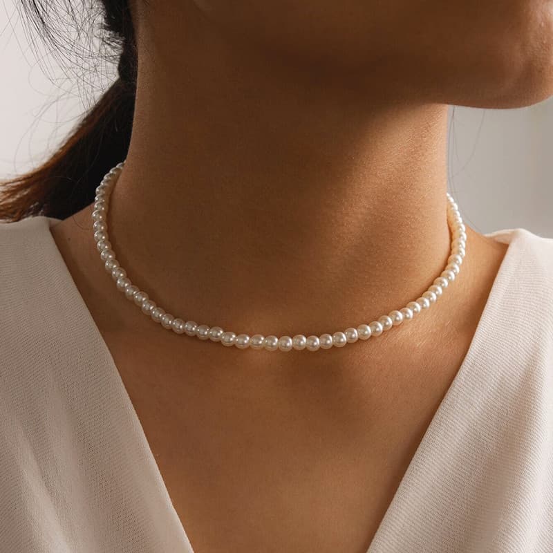 Pearl Minimal Necklace