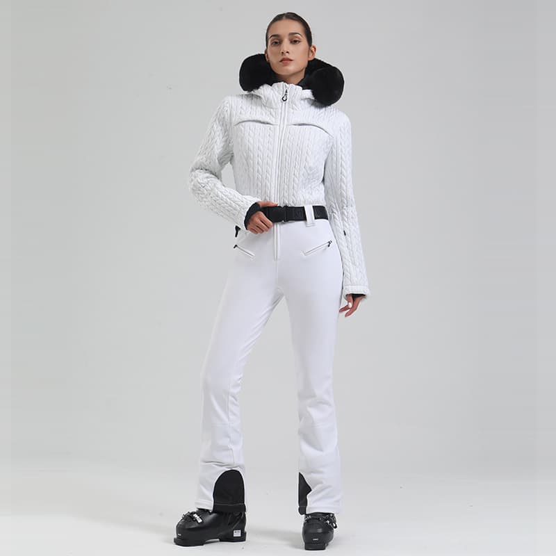 Women's New Professional Double-board Waterproof Ski Suit 4