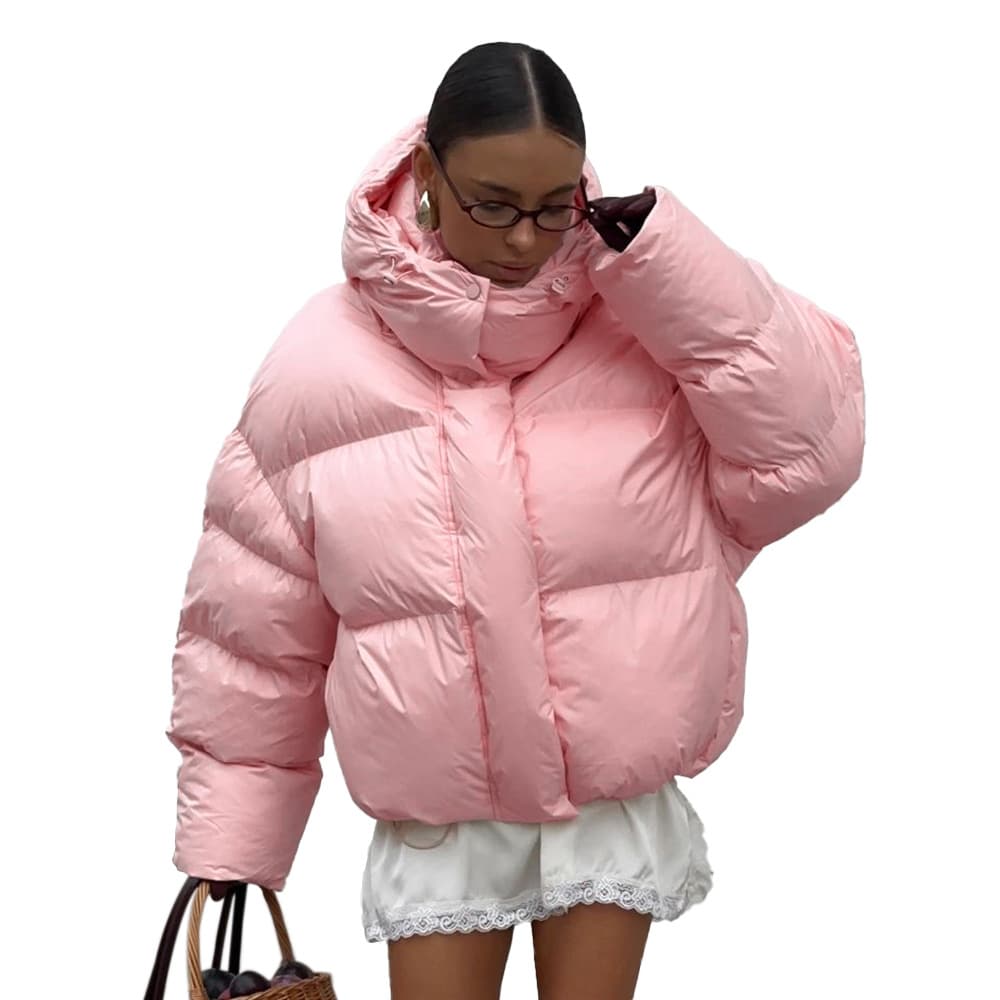 Pink Cloud Puffer Jacket 3