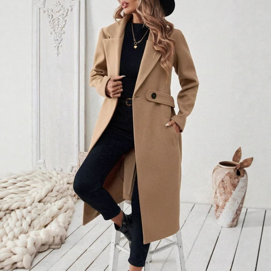 Timeless Camel Wool Coat 2