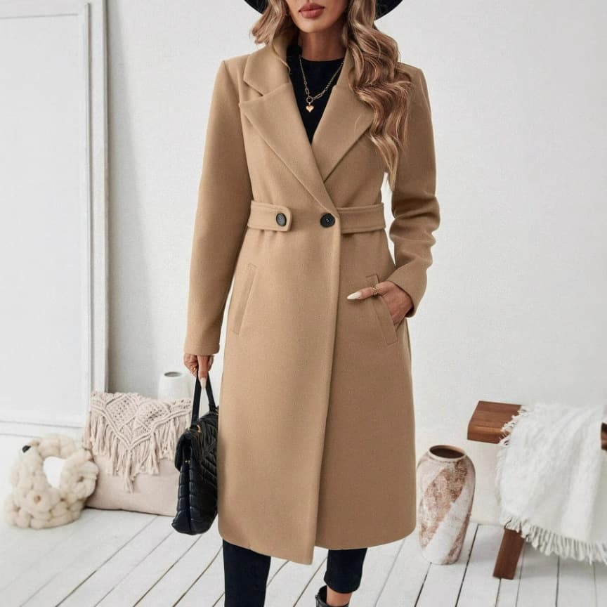 Timeless Camel Wool Coat